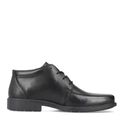 Fashion Rieker Meskie Sznurowane Buty W Kolorze Czarnym, Blyszczacym