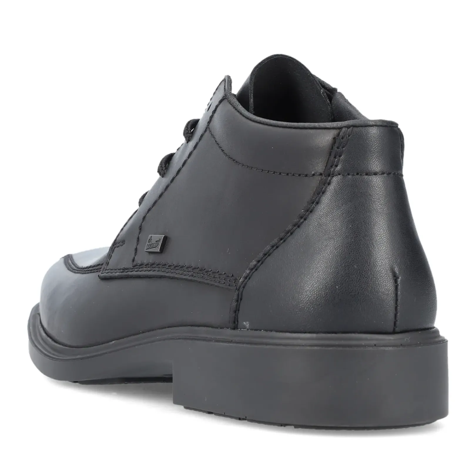Fashion Rieker Meskie Sznurowane Buty W Kolorze Czarnym, Blyszczacym