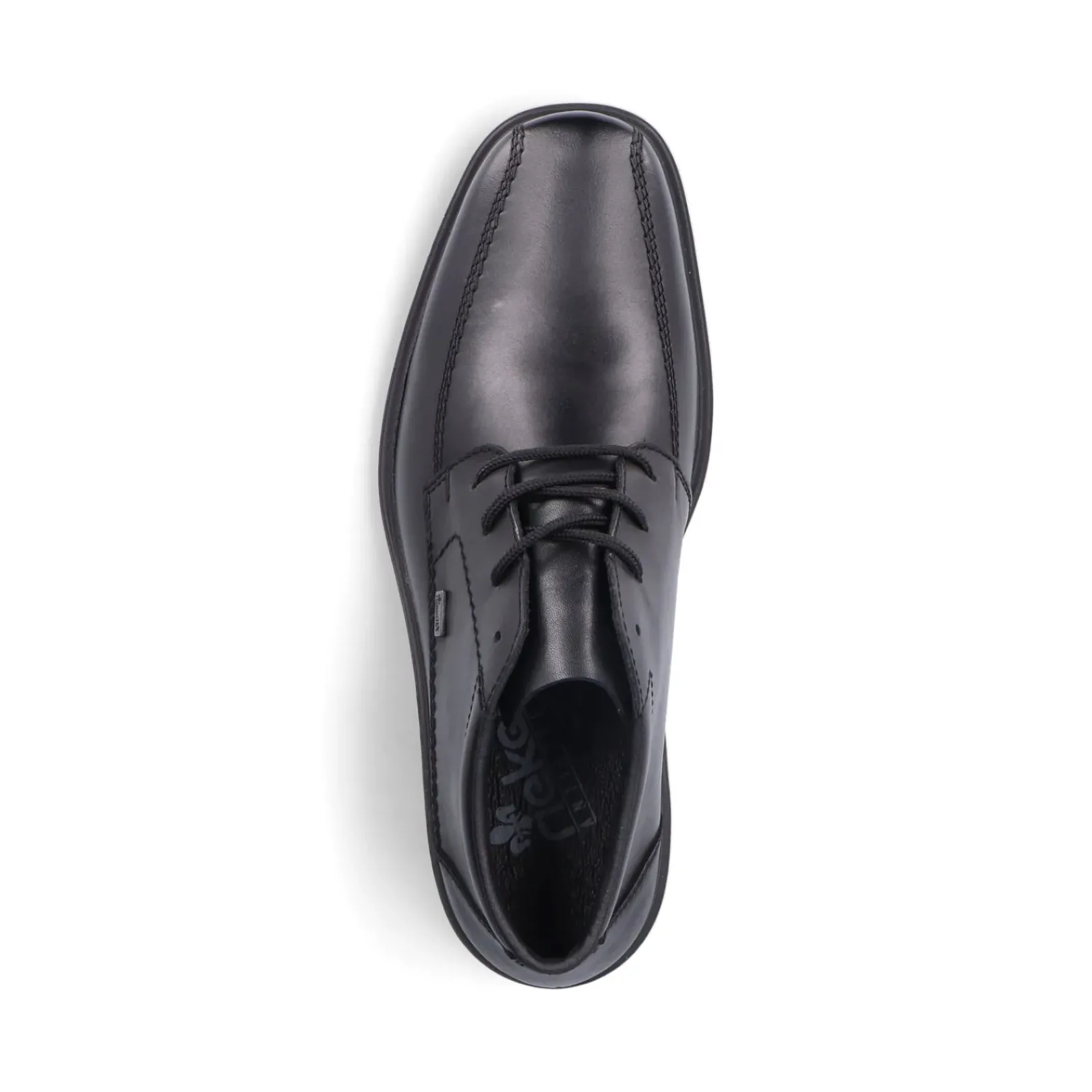 Fashion Rieker Meskie Sznurowane Buty W Kolorze Czarnym, Blyszczacym