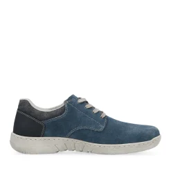 Online Rieker Meskie Sznurowane Buty W Kolorze Blekitnym