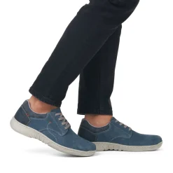 Online Rieker Meskie Sznurowane Buty W Kolorze Blekitnym