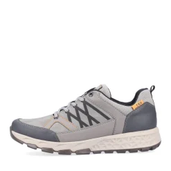 Best Rieker Meskie Sznurowane Buty W Kolorze Ksiezycowej Szarosci