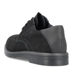 Hot Rieker Meskie Sznurowane Buty W Kolorze Kruczoczarnym