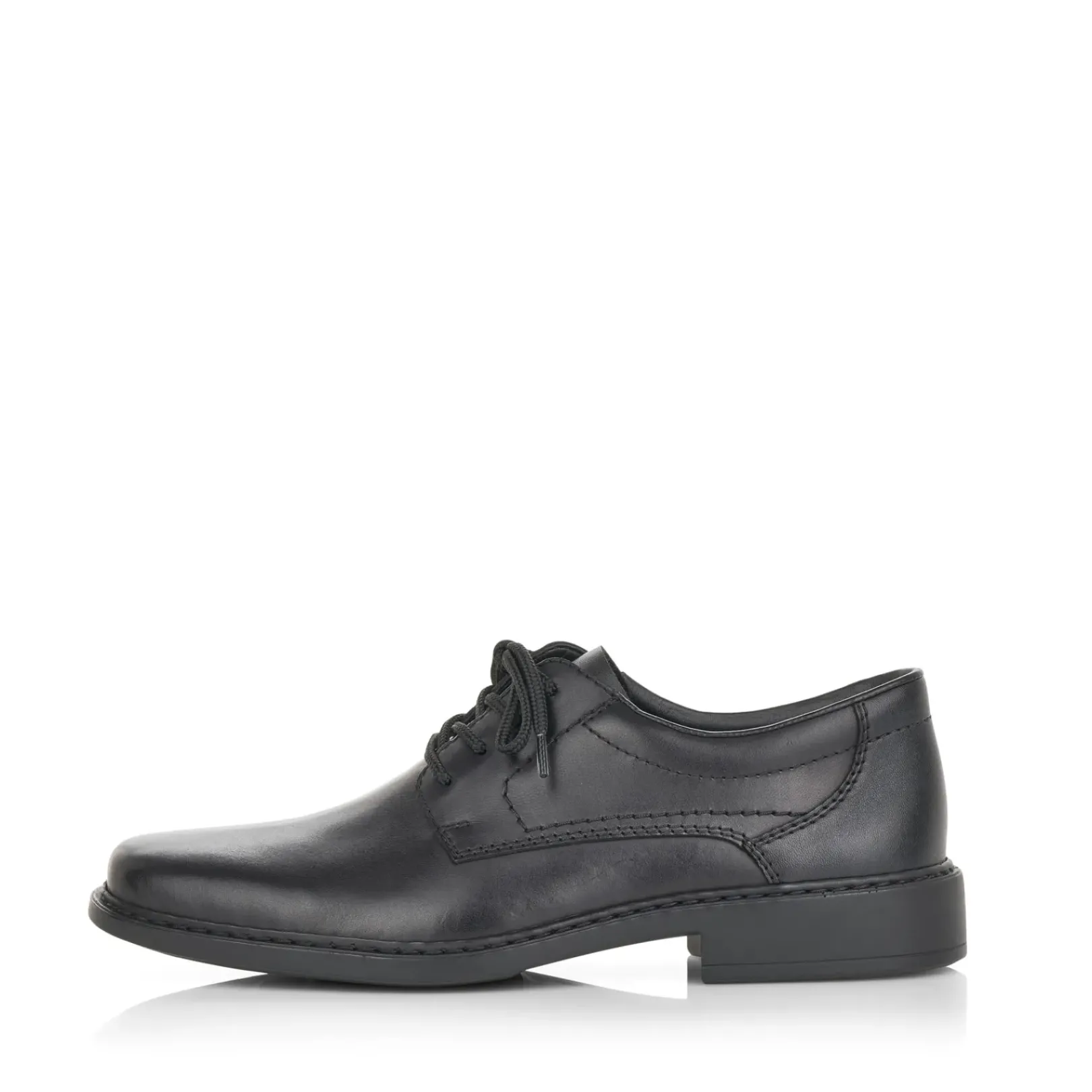 New Rieker Meskie Sznurowane Buty W Kolorze Kruczoczarnym