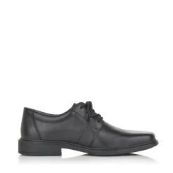 New Rieker Meskie Sznurowane Buty W Kolorze Kruczoczarnym