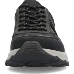 Fashion Rieker Meskie Sznurowane Buty W Kolorze Asfaltowo-Czarnym