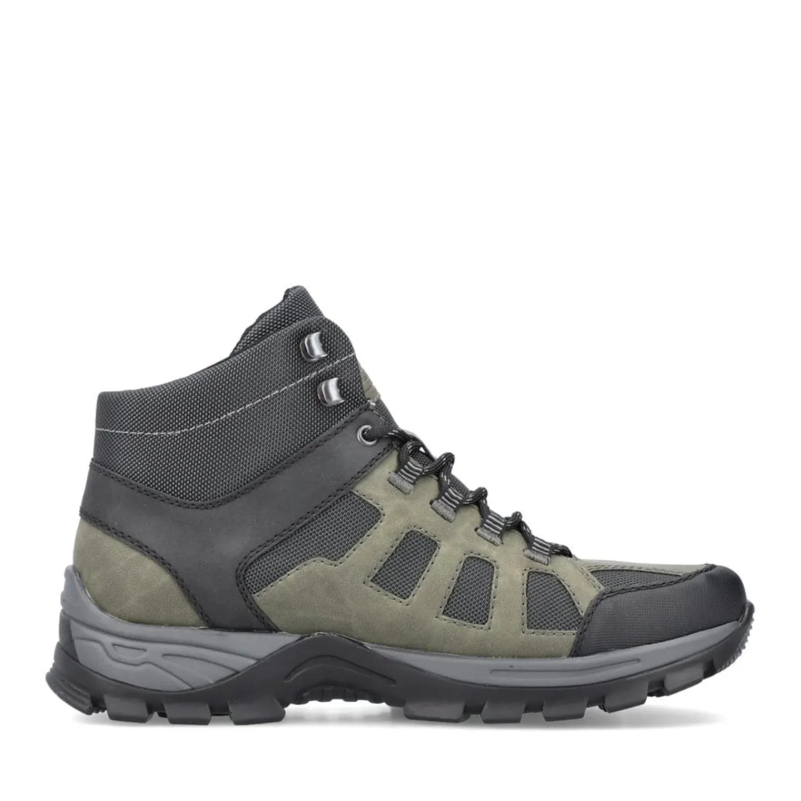Best Rieker Meskie Sznurowane Buty W Kolorze Zieleni Khaki
