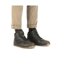 Clearance Rieker Meskie Sznurowane Buty , Asfaltowe, Czarne