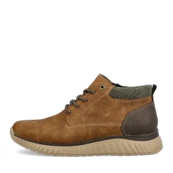 Discount Rieker Meskie Sznurowane Buty W Kolorze Kawowo-Brazowym