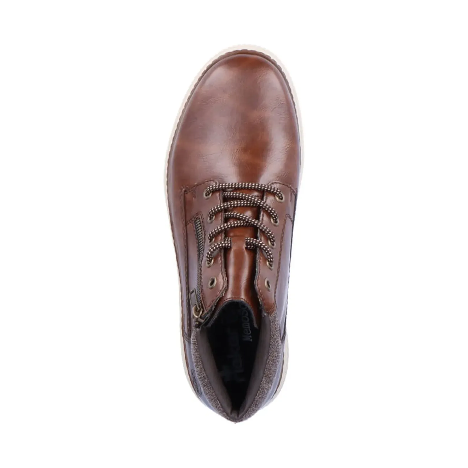 Online Rieker Meskie Sznurowane Buty W Kolorze Kawowo-Brazowym