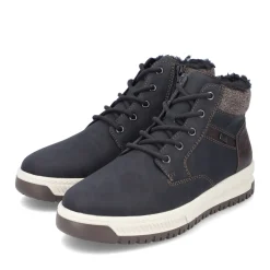 Online Rieker Meskie Sznurowane Buty , Asfaltowe, Czarne