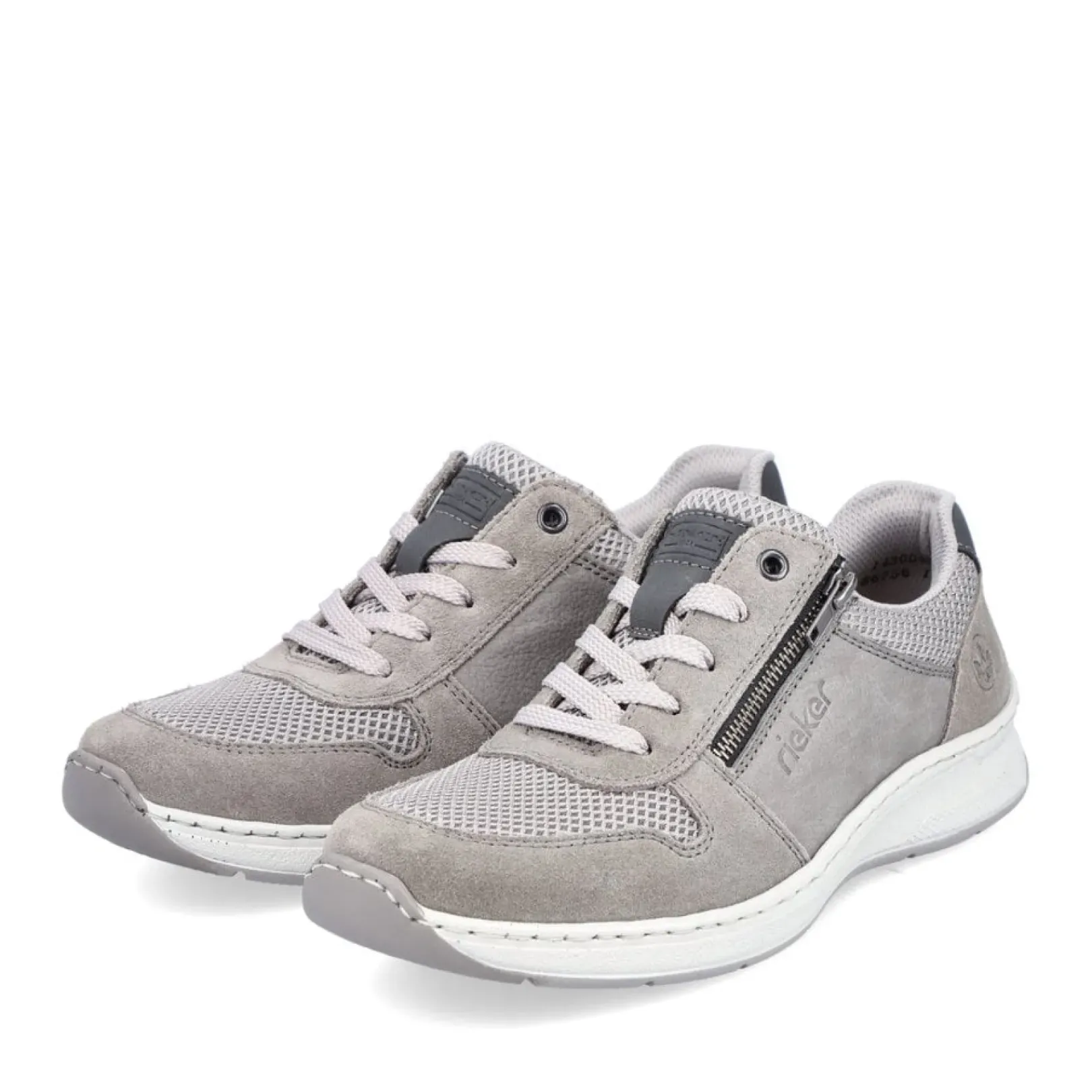 Best Rieker Meskie Sznurowane Buty W Kolorze Ksiezycowej Szarosci