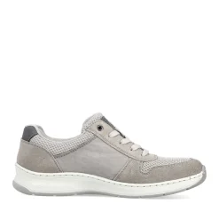 Best Rieker Meskie Sznurowane Buty W Kolorze Ksiezycowej Szarosci