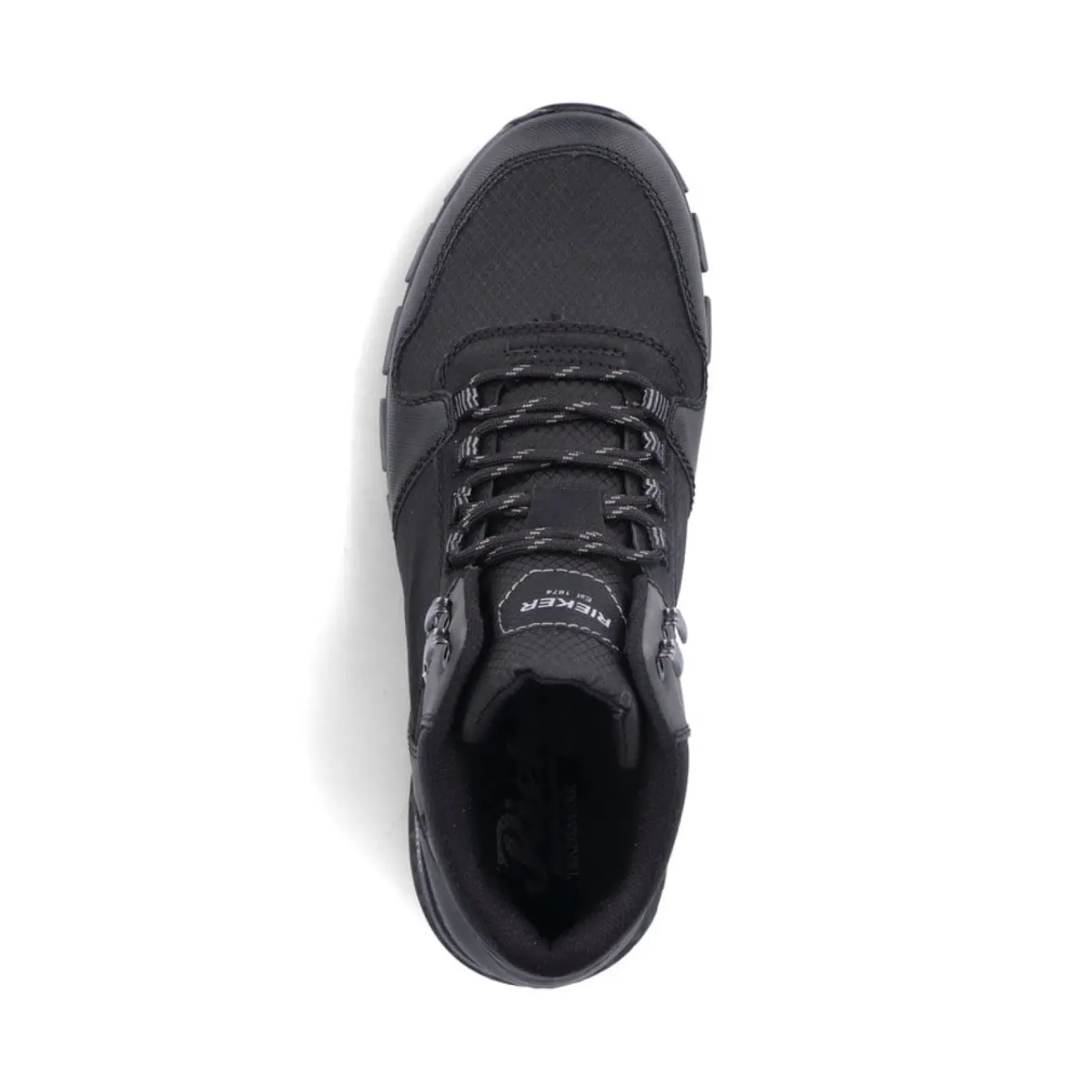Sale Rieker Meskie Sznurowane Buty W Kolorze Kruczoczarnym