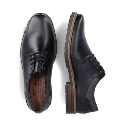 Sale Rieker Meskie Sznurowane Buty W Kolorze Czarnym, Blyszczacym