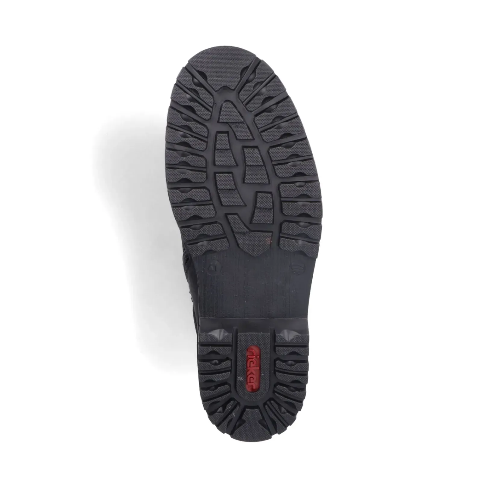 Discount Rieker Meskie Sznurowane Buty , Asfaltowe, Czarne