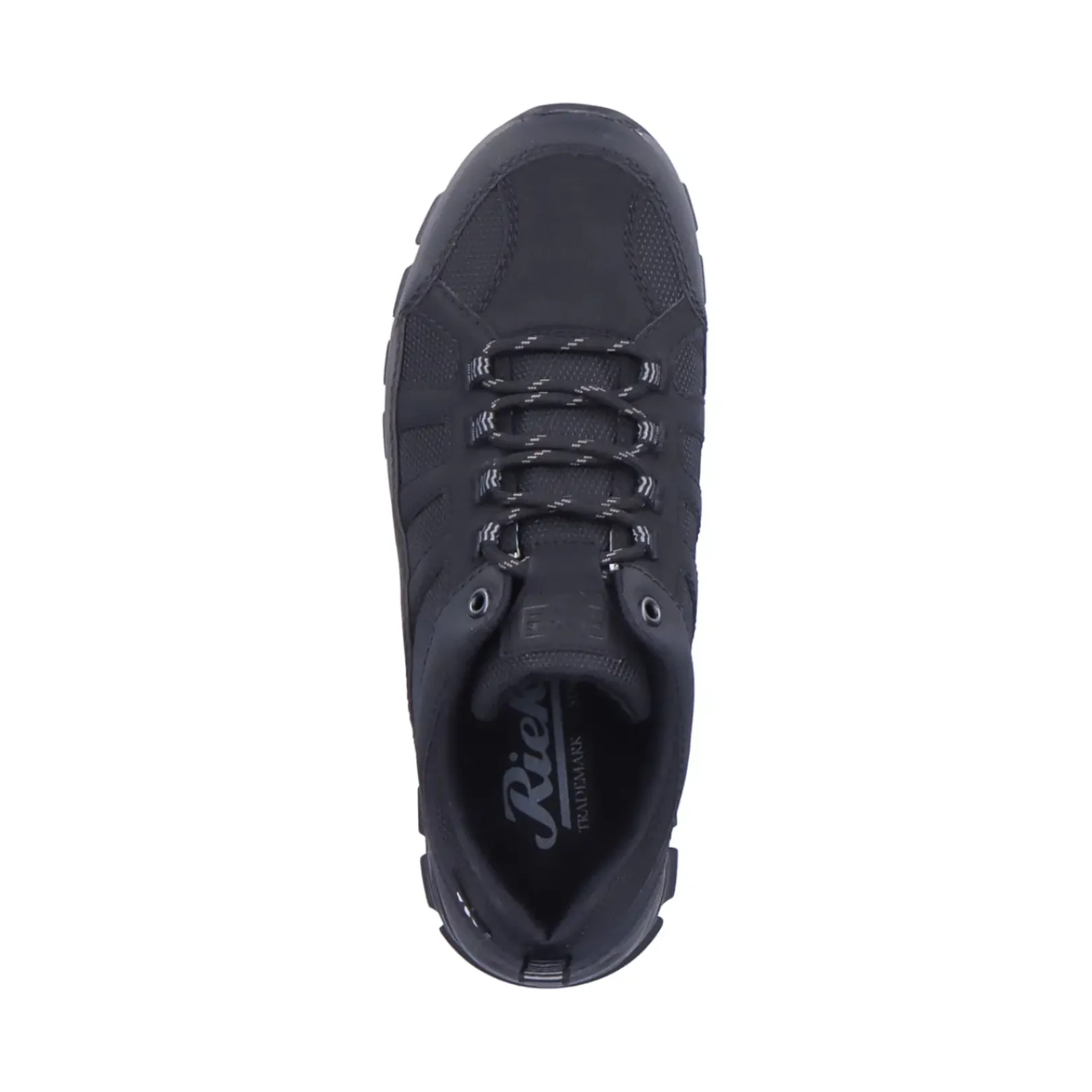 New Rieker Meskie Sznurowane Buty W Kolorze Kruczoczarnym
