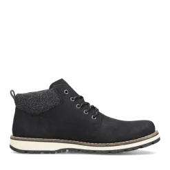 Discount Rieker Meskie Sznurowane Buty W Kolorze Miejskim W Kolorze Czarnym