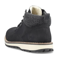 Discount Rieker Meskie Sznurowane Buty W Kolorze Miejskim W Kolorze Czarnym