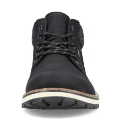 Discount Rieker Meskie Sznurowane Buty W Kolorze Miejskim W Kolorze Czarnym