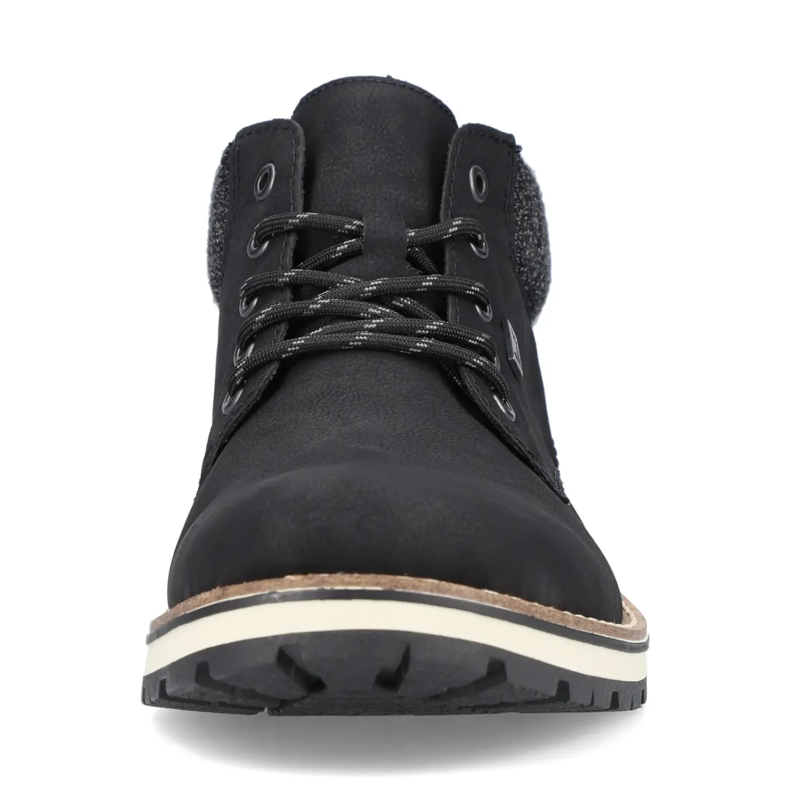 Discount Rieker Meskie Sznurowane Buty W Kolorze Miejskim W Kolorze Czarnym