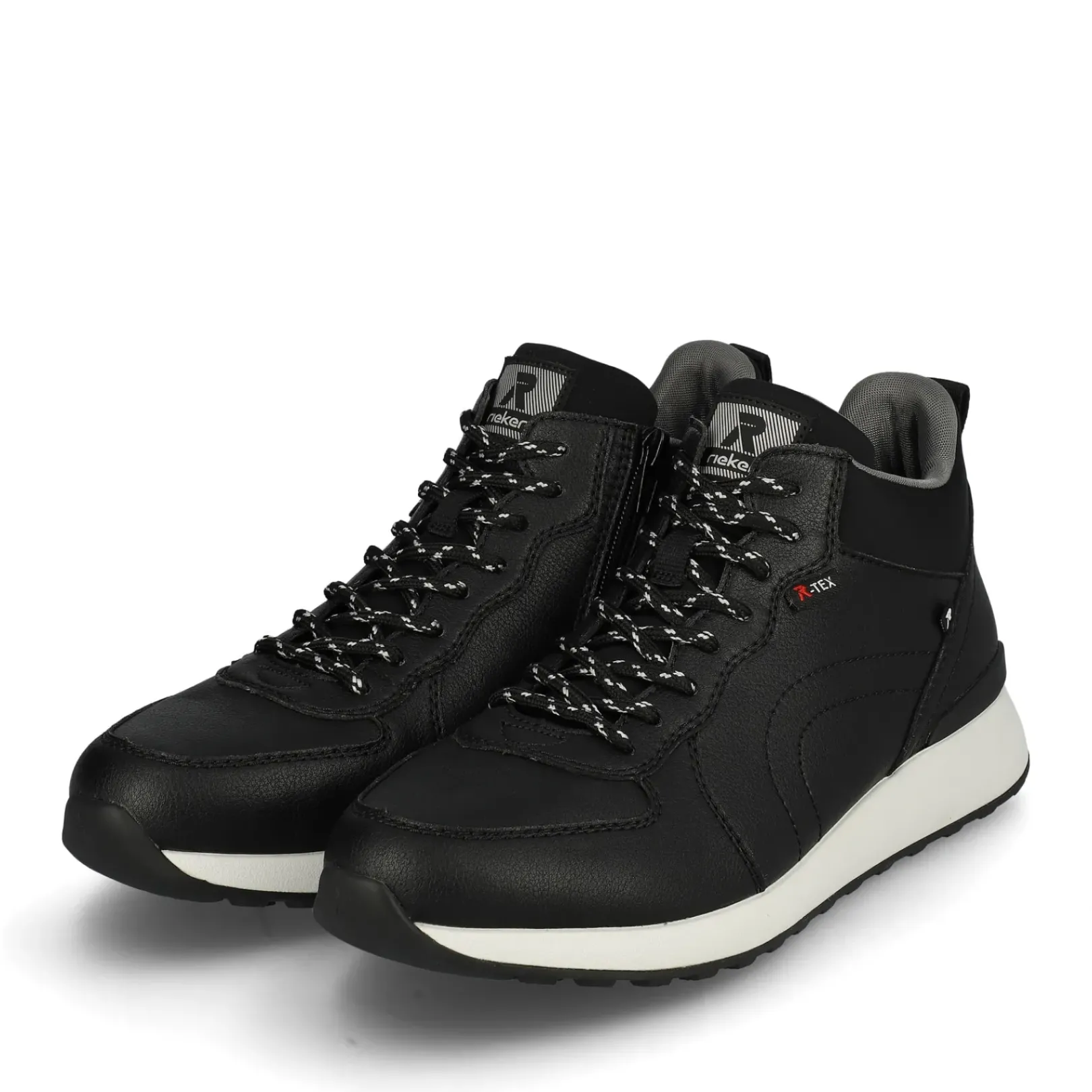 Sale Rieker Meskie Tenisowki High Night W Kolorze Czarnym