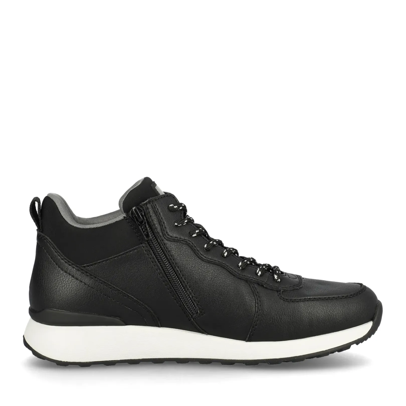 Sale Rieker Meskie Tenisowki High Night W Kolorze Czarnym