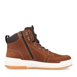 Hot Rieker Meskie Tenisowki High Nut Brown