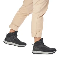 Online Rieker Meskie Tenisowki High Noir