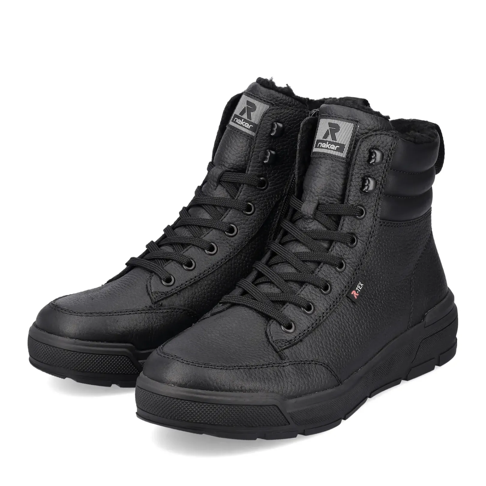Hot Rieker Meskie Tenisowki High Midnight Black