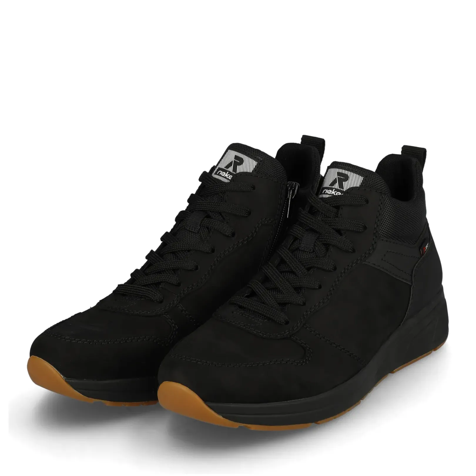 Fashion Rieker Meskie Tenisowki High Midnight Black