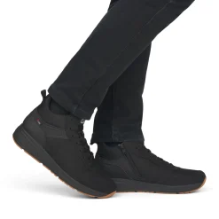 Fashion Rieker Meskie Tenisowki High Midnight Black
