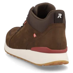 Outlet Rieker Meskie Tenisowki High Wood Brown