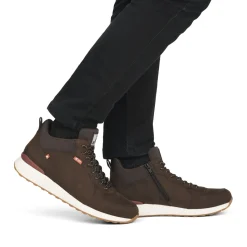 Outlet Rieker Meskie Tenisowki High Wood Brown