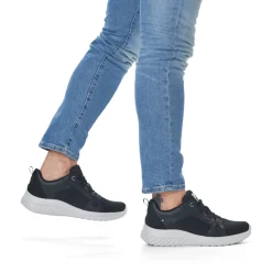 Discount Rieker Meskie Tenisowki Low Noir
