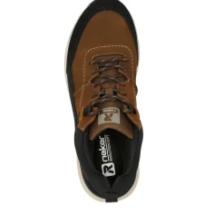 Clearance Rieker Meskie Tenisowki Low W Kolorze Orzechowo-Brazowym, Czarnym