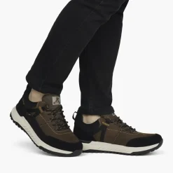 Clearance Rieker Meskie Tenisowki Low W Kolorze Orzechowo-Brazowym, Czarnym