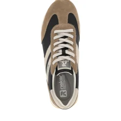 Best Rieker Meskie Tenisowki Low Cinnamon Black