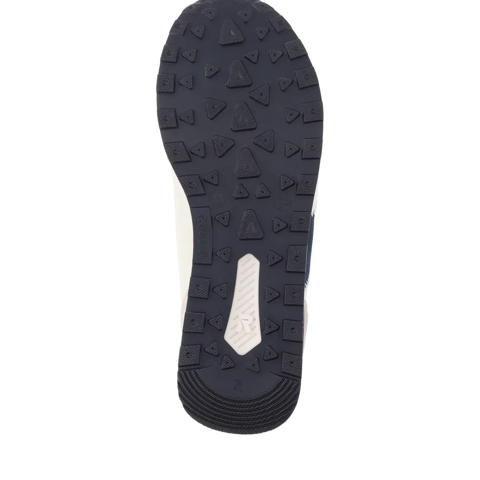 Discount Rieker Meskie Tenisowki Low Stone-Szary, Kremowo-Bialy
