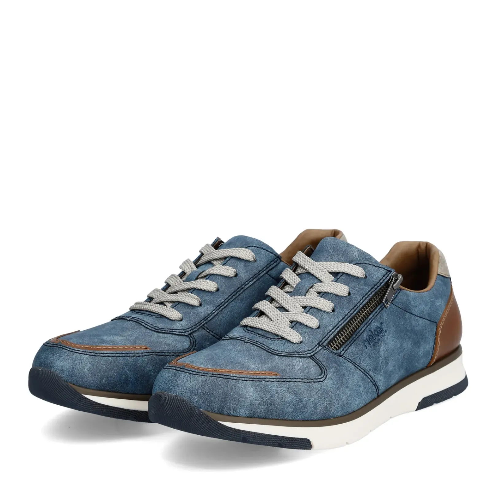 Sale Rieker Meskie Tenisowki Low W Kolorze Slate Blue