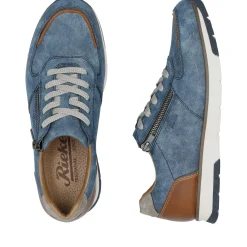Sale Rieker Meskie Tenisowki Low W Kolorze Slate Blue