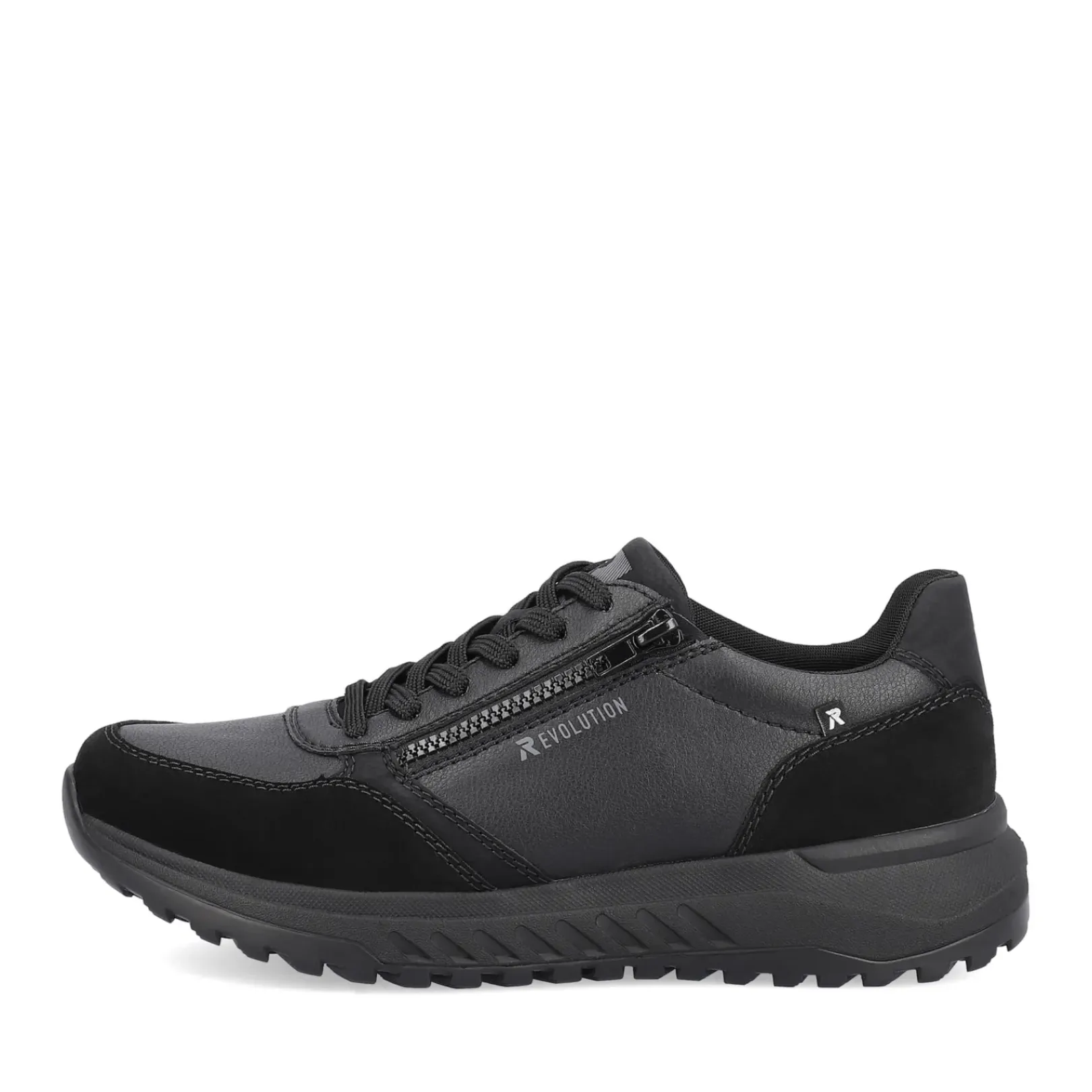Sale Rieker Meskie Tenisowki Low Midnight Black