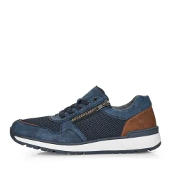 Clearance Rieker Meskie Tenisowki Low Pacific Blue