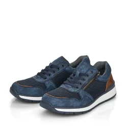 Clearance Rieker Meskie Tenisowki Low Pacific Blue