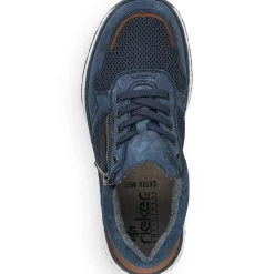 Clearance Rieker Meskie Tenisowki Low Pacific Blue
