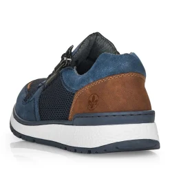 Clearance Rieker Meskie Tenisowki Low Pacific Blue