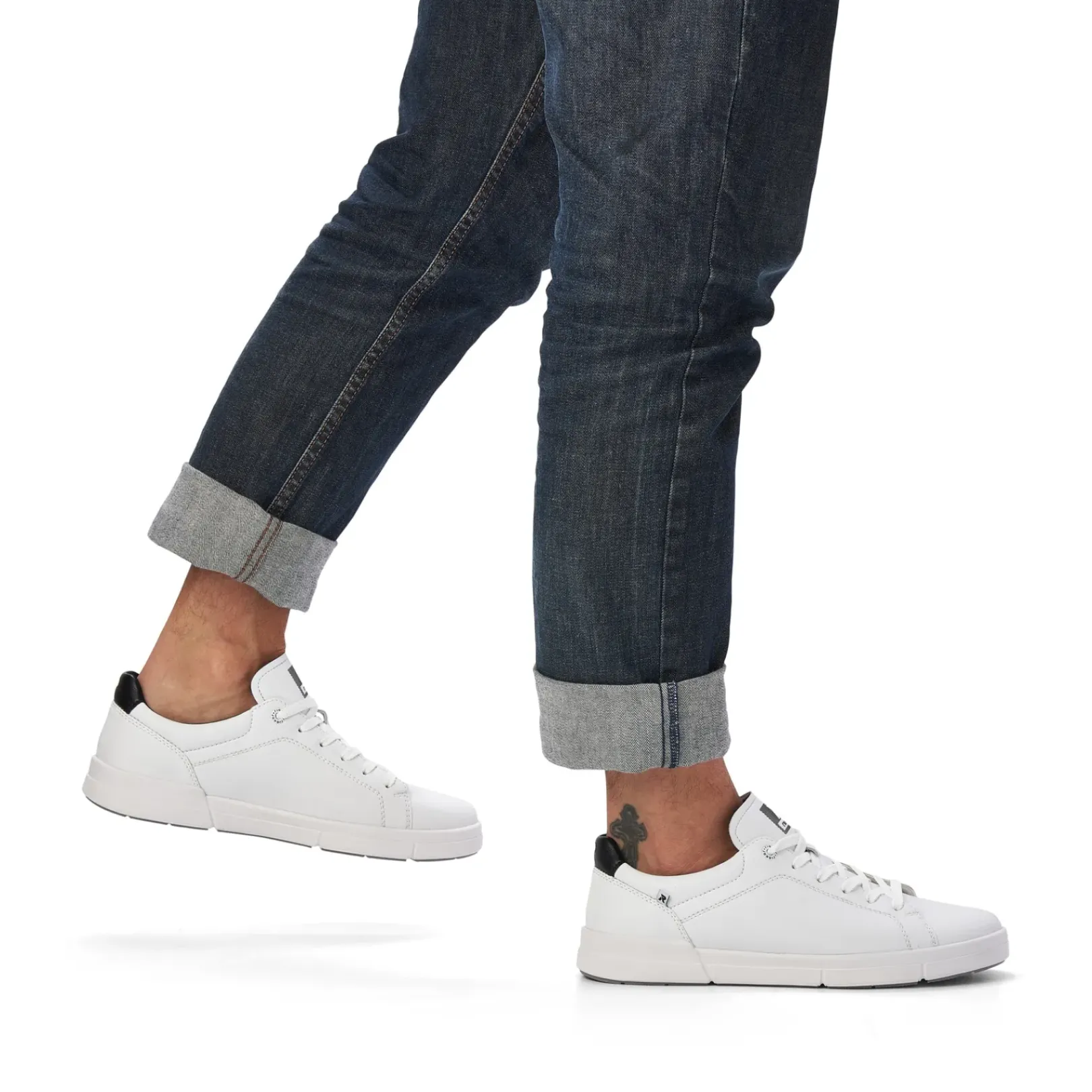 Discount Rieker Meskie Tenisowki Low Frost White