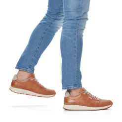 Sale Rieker Meskie Tenisowki Low Cinnamon