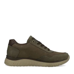 Sale Rieker Meskie Tenisowki Low Army W Kolorze Zielono-Oliwkowo-Brazowym