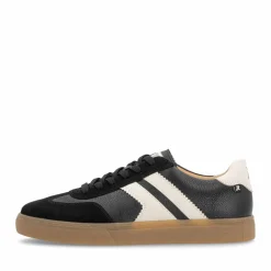 New Rieker Meskie Tenisowki Low Street W Kolorze Czarnym